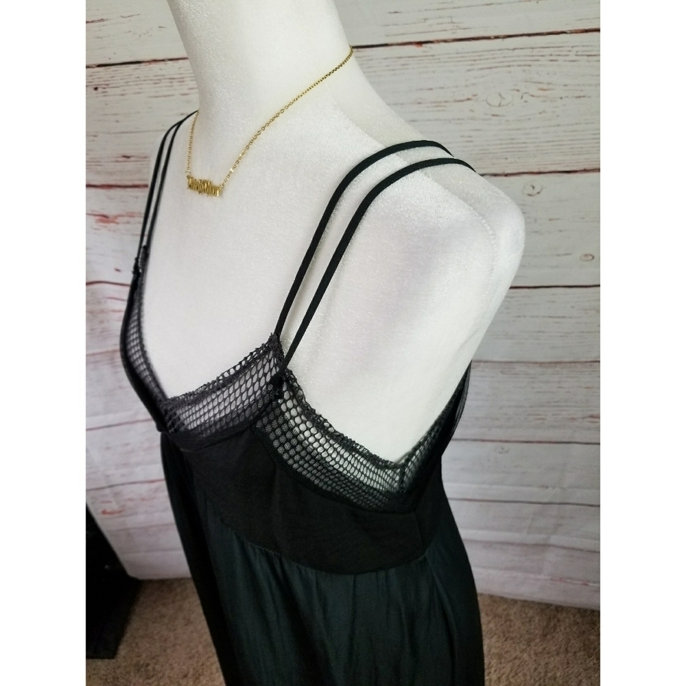 ZARA // edgy layered mesh silky dress - Picture 13 of 15